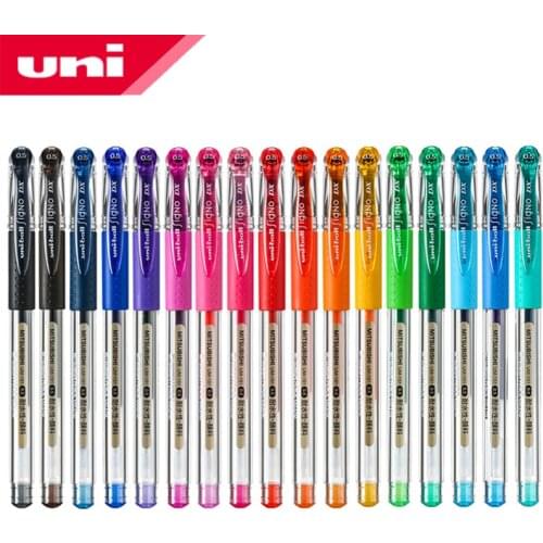 1Pcs UNI color gel pen UM-151 0.5mm student writing business office classic water-based pen 17 colors optional writing smooth