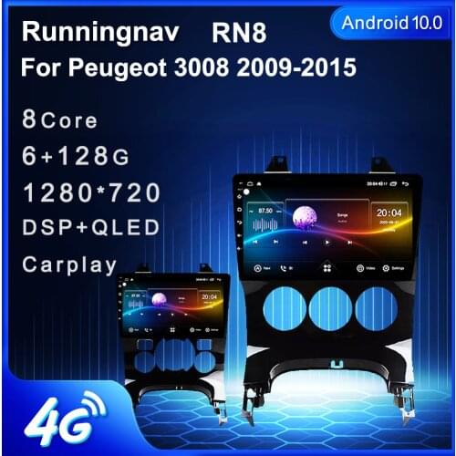 Runningnav For PEUGEOT 3008 2013 - 2015 Android Car Radio Multimedia Video Player Navigation GPS
