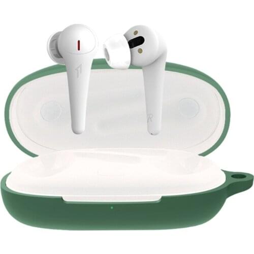 Silicone Shell Protective Cover Shell Anti-fall Earphone Case for-1MORE ComfoBuds Pro Wireless Bluetooth-compatible Earbuds