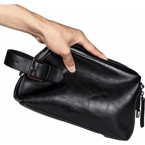 Tidog Korean leather business casual bag fashion mens clutch bag