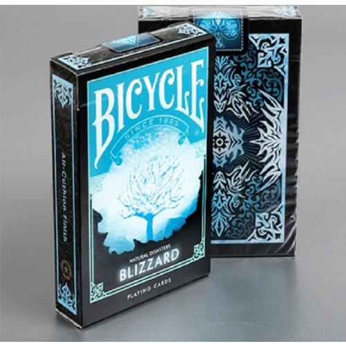 Bicycle Natural Disasters Snowstorm Playing Cards Collectable Poker USPCC Limited Edition Deck Magic Cards Magic Tricks Props