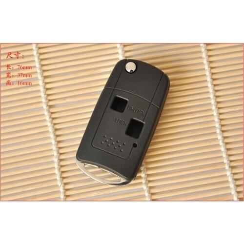 2 Buttons Replacement Modified Flip Remote Key Shell Case For Lexus ES Fob Key Cover