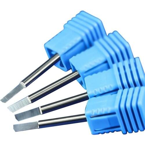 1PC 3.175 mm SHK A Series Haft Straight Router Bits CNC Cutter One Flute Cutting Tools Engraving Bit Work on PVC/Wood Machine