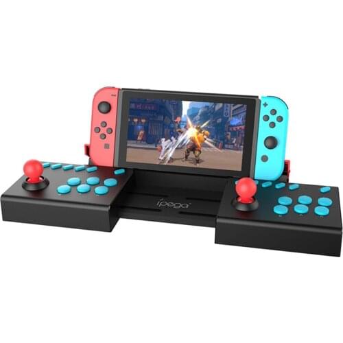 1pc Dual Players Mini Handheld Player Video Gamepad Joystick with Turbo for Nintend Switch/Switch Lite