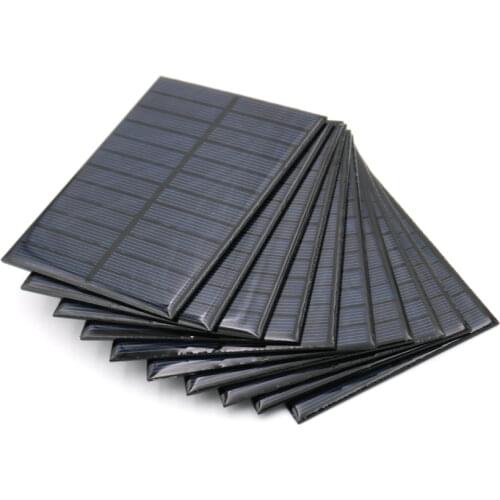6V 183mA 1.1Watt 1.1W Solar Panel Standard Epoxy Polycrystalline Silicon DIY Battery Power Charge Module Mini Solar Cell toy