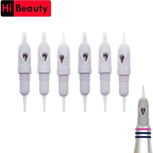 10pcs/lot Disposable 8mm Screw Gray Tattoo Needles Cartridge For Premium Charmant Permanent Tattoo Machine Pen 1P 1D 3P 5P 5F 7F