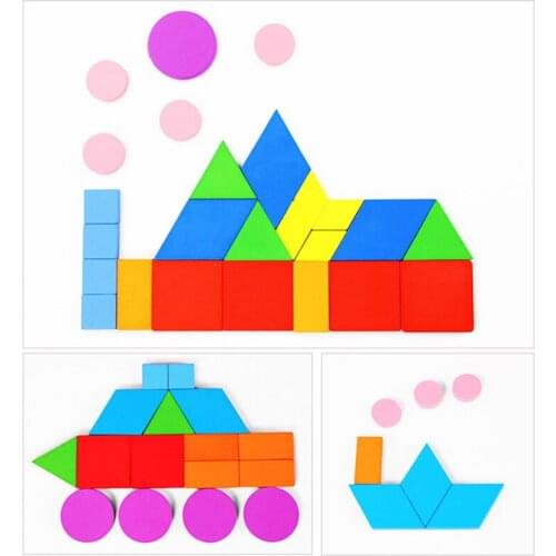 2020 Match The Cards Puzzle Box Pattern Kids Toys Shape Dissection for Children Education