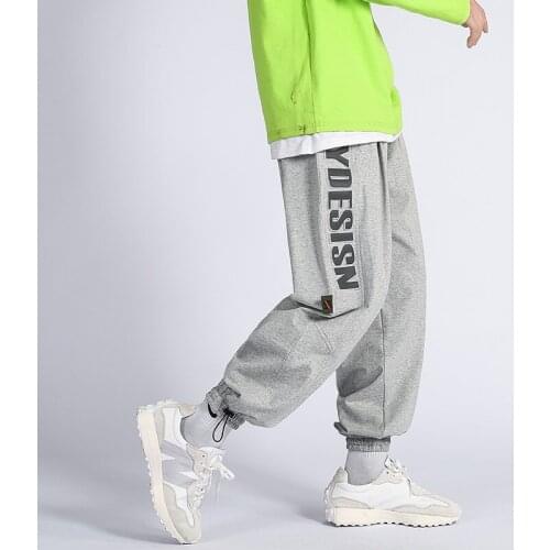 2021 Streetwear High Quality Harajuku Casual Sports Pants Male Korean Slim Joggers Hip Hop Sweatpants Fashion Clothes Men