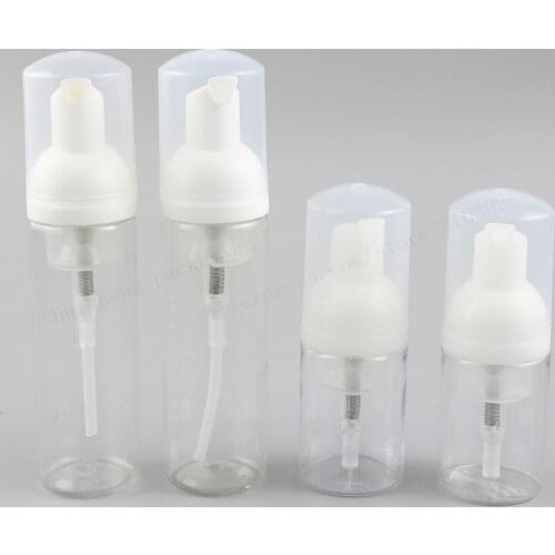 24 x Empty Refillable 30ml 60ml Clear Transparent Foam Foaming Suds Pump Bottles 1oz 2oz Foam Pump Bottle