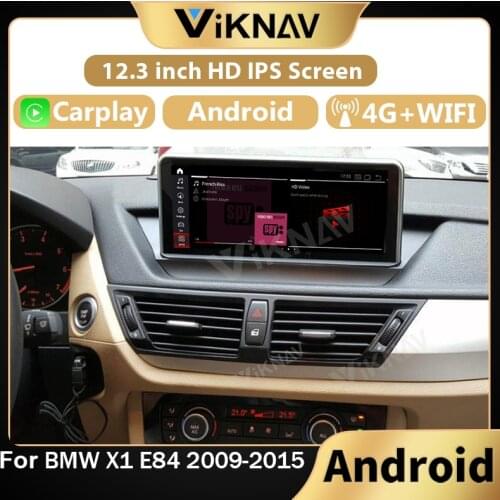 2 Din Android car radio For BMW X1 E84 2009-2015 car 12.3 inch screen GPS navigation stereo recorder DVD multimedia player