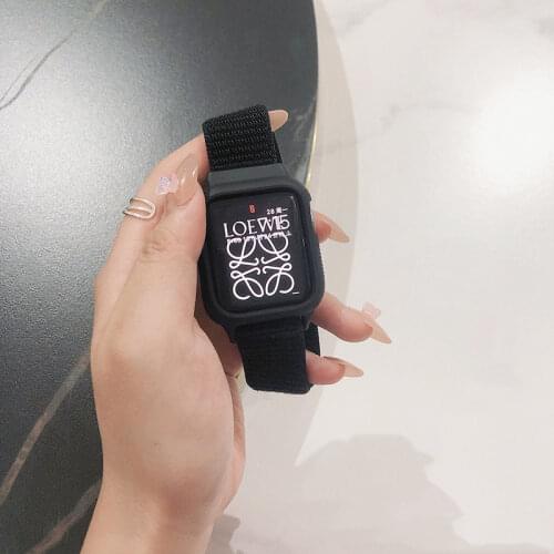 Case+ strap For Apple Watch band 44 mm 40mm iwatch band 42mm 38mm pulseira apple watch 6 5 4 3 correa watchband bracelet