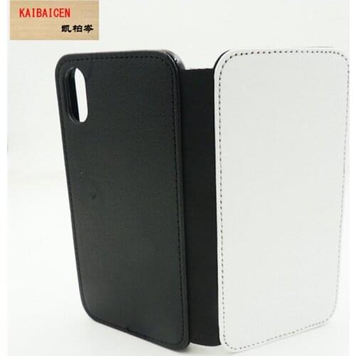 2D Sublimation Blank Flip Leather PU+TPU Phone Case Cover for IPhone 12 MINI/11 PRO/XR/XS MAX/SE/8 PLUS/7/6/5