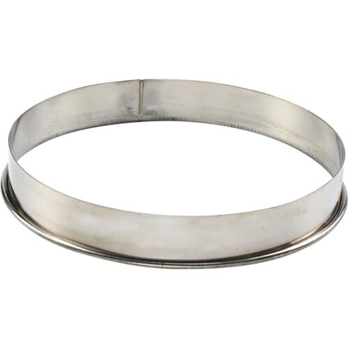 1Pc Stainless Steel Pizza Saucing Ring Pizza Prep Tools DIY Round Pizza Ring