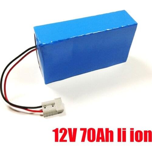 Lithium ion 12v 70ah exide battery for fishing lights/solar lighting+10A charger