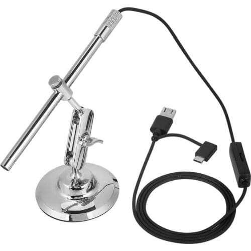 200X Microscope 8 LEDs 720P Camera Magnifier USB Endoscope Manual Adjustable Focusing Endoscope Magnifier For Computer/Cellphone