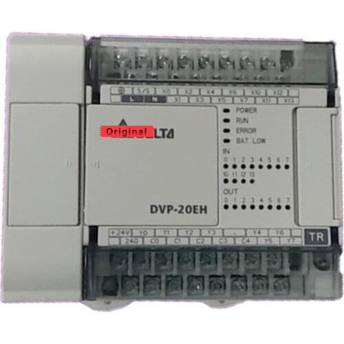 New Original DVP20EH00T2 PLC 100-240VAC 12DI 8DO Transistor(NPN) Output Standard