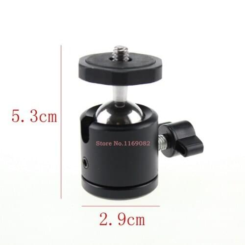 NEW tripod accessories Mini 360 Degree Rotate Tripod Ball Head professional Ballhead With 1/4" Screw For Camera Flash light