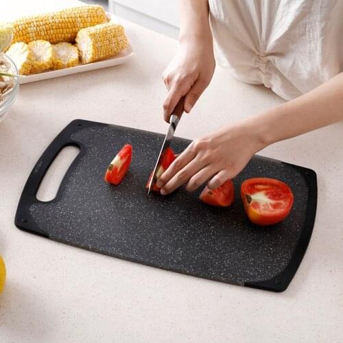 Plastic Kitchen Chopping Board Anti-bacterial Cutting Board Chopping Block Imitation Marble Fruit Vegetable Meat Tools