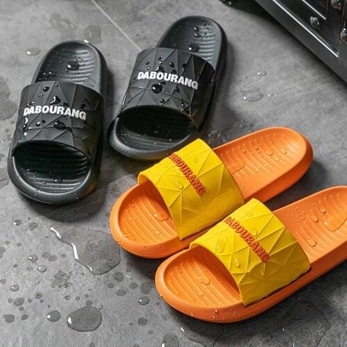 Summer Beach Slides Women Men Slippers Flip Flops Boys Girls Ladies Lovers House Outdoor Thick Soled Sandals Bathing Shoes