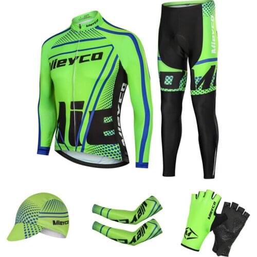 Pro Cycling Jersey Set Autumn Bodysuit Wear Equipamento De Ciclismo Mountain Bike Clothing Bicycle MTB Sports-Entertainment Suit
