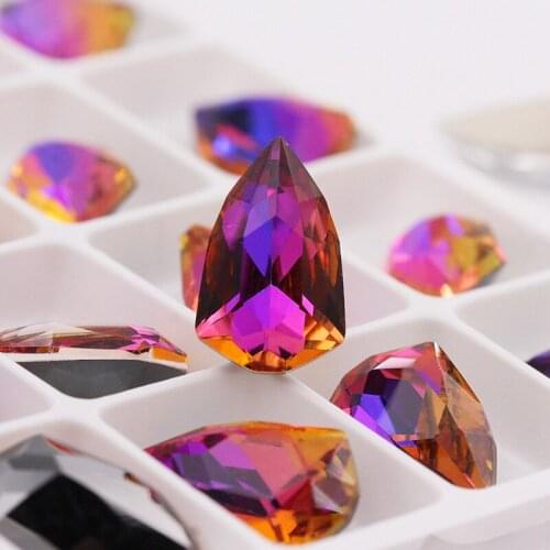 Clear Shield Rhinestones Crystal For Clothes Shoes Glue On Garment Craft Jewelry Decoration Rhinestones Clothing Accessories