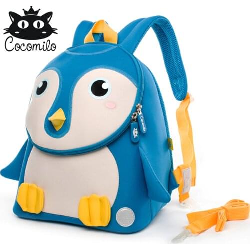 Cocomilo 3D Cartoon Backpacks For Boys Girls Children School Bag Waterproof Kindergarten Backpack Kid Small Bag mochila escolar