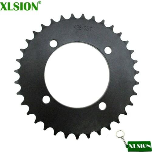 XLSION 428 76mm 35T Rear Sprocket For Chinese 50cc-160cc 170cc 190cc CRF50 SDG Pit Dirt Bike