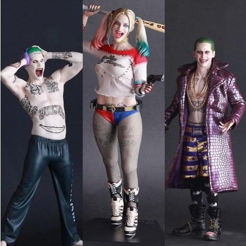 In Stock 1/6 Scale Collectible Anime Figure Model Toy 28.5cm Female/Male Clown Joker with Box Model for Fans Holiday Gifts