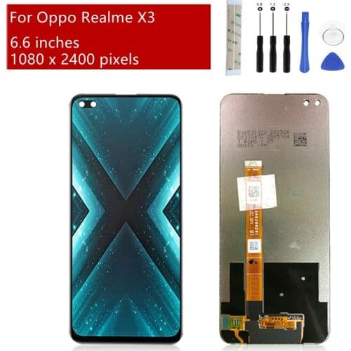 For OPPO Realme X3 display LCD touch screen digitizer Assembly for OPPO X3 lcd replacement Repair Parts 6.6"