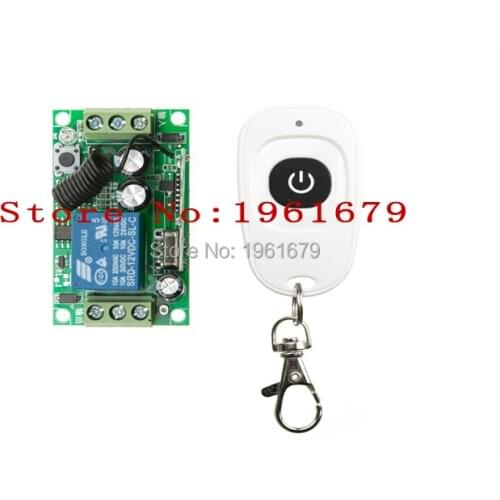 DC 12 V 1ch RF 315mhz wireless remote control switch 1 X receiver &1 X transmitter with one button