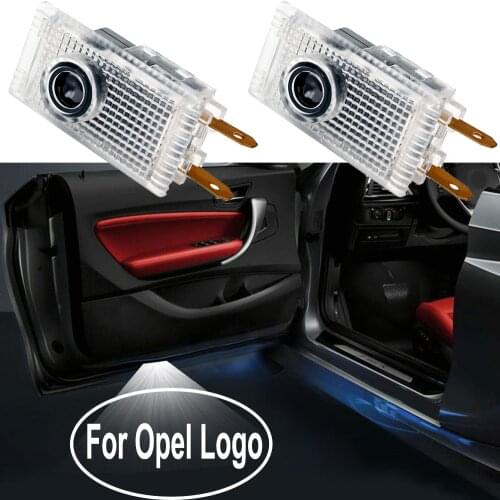 2pcs LED Car Door Logo Ghost Shadow Light For Opel Insignia Badge Emblem HD Laser Projector Step Welcome Light 12V Car Styling