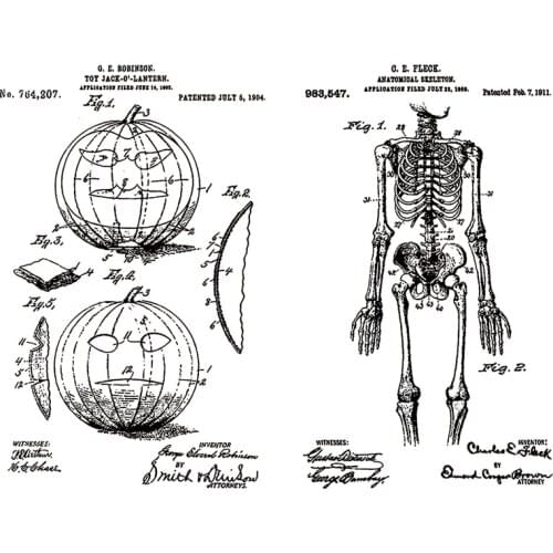 2021 New Halloween Skeleton Clear Stamps Sets and Pumpkin Die Scrapbooking For Craft Greeting Card Making no Metal Cutting Dies