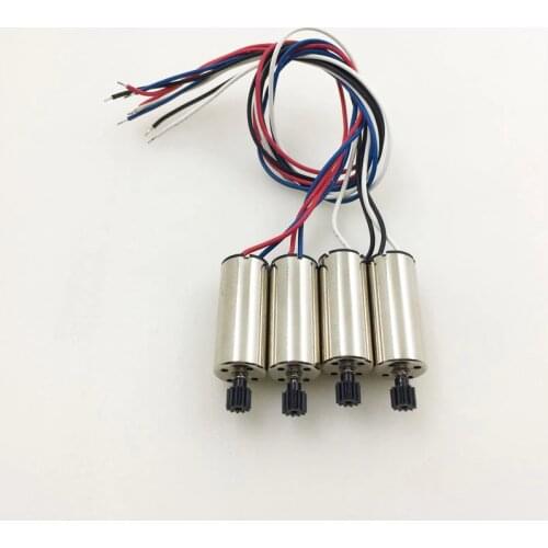 4PCS/Lot CW CCW Motor for XS809 XS809HW XS809W Foldable RC Quadcopter Spare Parts Drone accessories Motor with gear