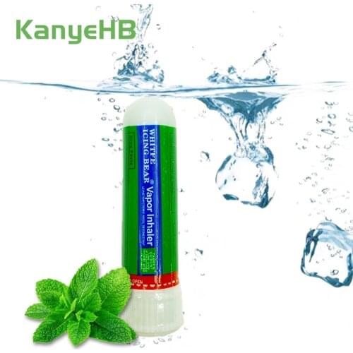 1pcs Thailand Nasal Inhaler Stick Mint Cream Original Nasal Essential Oils Rhinitis Refreshing Nose Headache Cold Cool Ointment