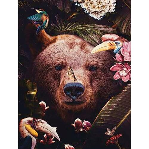 Diamond Painting AnimalsTiger Diamant Paiting Cartoon Moon Embroidery Mosaic DIY Home Decor Cross Stitch Gift New Pintura