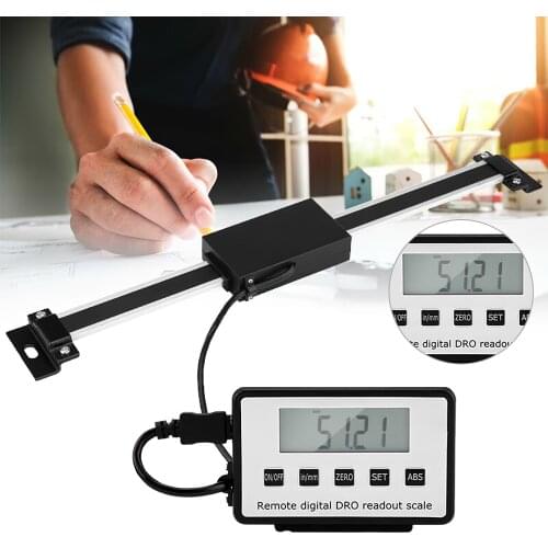 0-150mm Remote Digital Linear Scale Table Remote Digital DRO Readout Scale Measuring Instrument for Milling Machine Linear Ruler