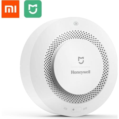Xiaomi Mijia Smart Smoke Detector Bluetooth mesh compatible Fire Alarm Monitor Remote Control Sound alert sensor home security