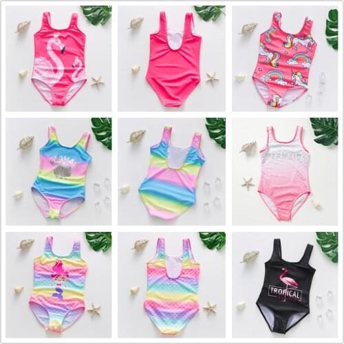 Kids & Baby Swimsuit Bathing Suit 2~12Y Girls Swimsuit One Piece Children Swimwear Beach Wear swimming suit-1106