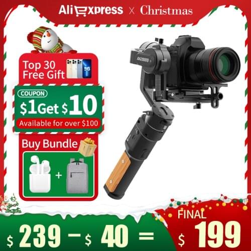 FeiyuTech AK2000C 3-Axis Gimbal Stabilizer VLOG Shooting For Smartphone IPhone Canon Sony Nikon Panasonic Camera