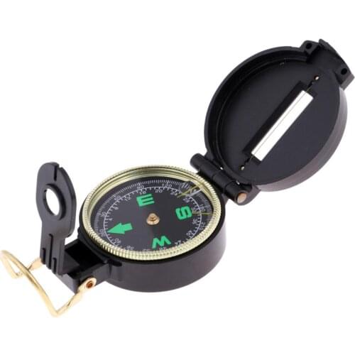 Outdoor Noctilucent Plastic Hiking Camping North Compass Tool Pocket Watch Style for Outdoor Saftey Survival Emergency Gear