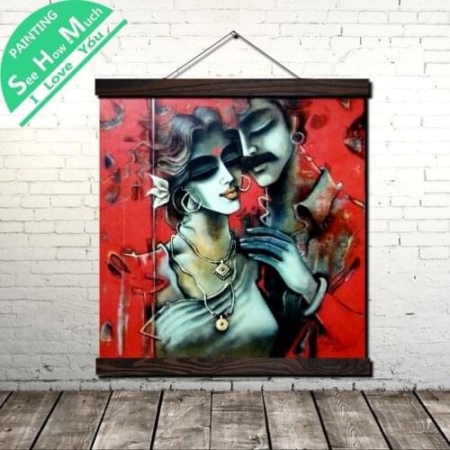 Artist Classic Work Scroll Painting Canvas Vintage Poster and Prints Wall Art Picture Living Room Bedroom Farmhouse Decoration