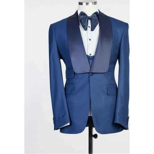 Italian Stylish Men Suits Groom Tuxedo Wedding Costume Homme Marriage Terno Large Peak Lapel Masculino Slim Fit 3 Pieces Blazer