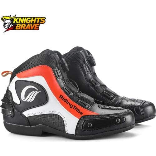 Motorcycle Boots Moto Motorbike Breathable Men Riding Equiment Motorboats Motocross Touring Biker Shoes Casual Chopper For Men