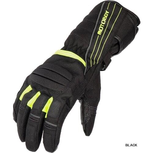 Motoboy motorcycle street car waterproof warm reflective gloves motorcycle riding gloves fall in winter wear resistant windproof