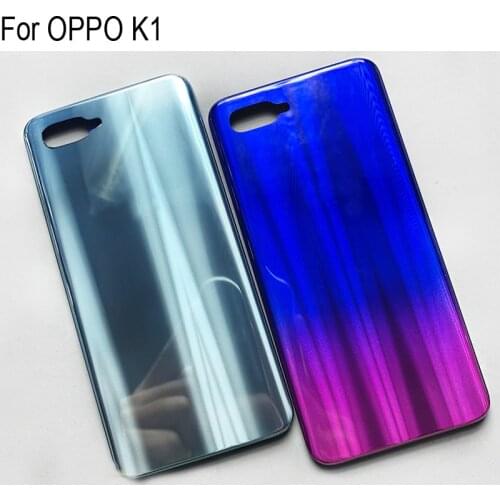 100% New Battery Back Rear Cover Door Housing For OPPO K1 Battery Back Cover For OPPO K 1 Repair Parts Replacement OPPOK1 Cases