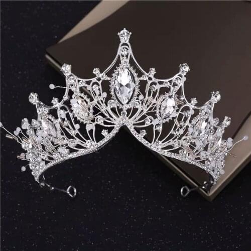 New Design Bridal Crowns Crystal Bling Bling Luxurious Diadem Events Hair Accessories Headpieces Junior Quinceanera Party Crowns