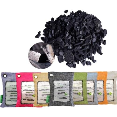 100g Activated Charcoal Bag Home Car Air Freshener Purifier Shoes Deodorant Deodorize Desiccant Cabinet Smelly Damp Absorber