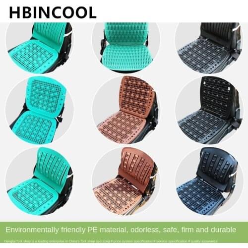 Forklifts seat cushions thickened double-layer plastic cushions, heat insulation cushions, cushions, breathable cushions