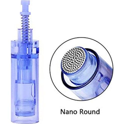 50pcs professional Micro Nano Round Needle Cartridge micro needling For Electric Derma Pen Cartucho Tattoo Needles