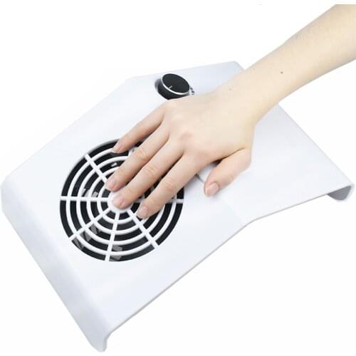 60W Powerful Nail Dust Collector Adjustable Suction Vacuum Cleaner With Dust Bag Professional Manicure Tool Nail Salon Equiment